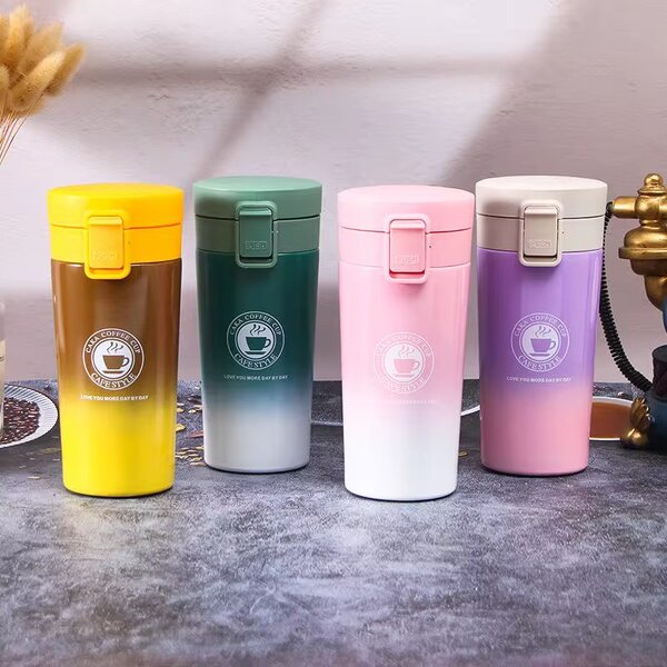 Thermos en acier inoxydable coloré