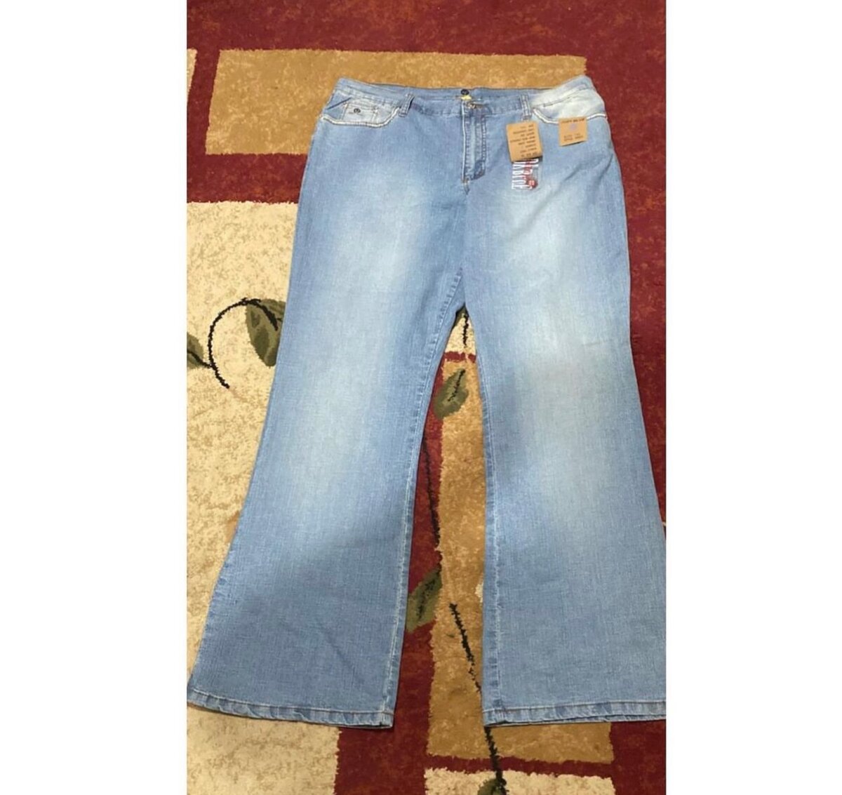 Wide leg jeans available