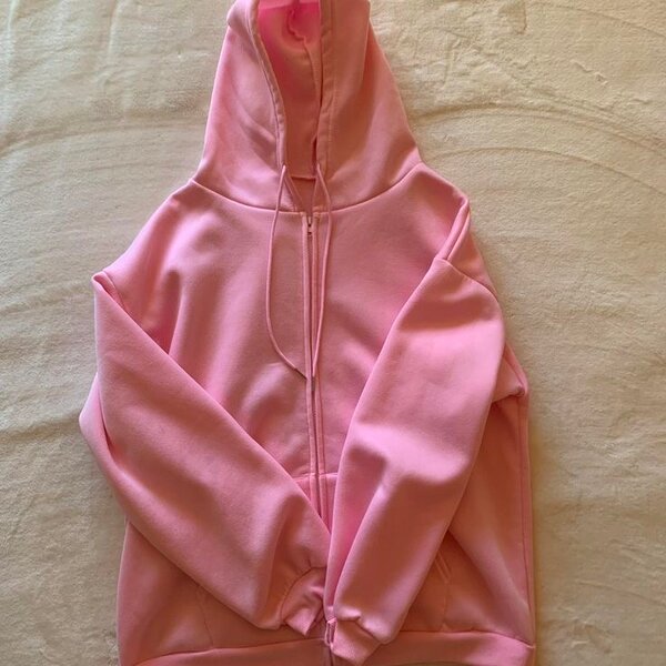 Veste à capuche femme rose