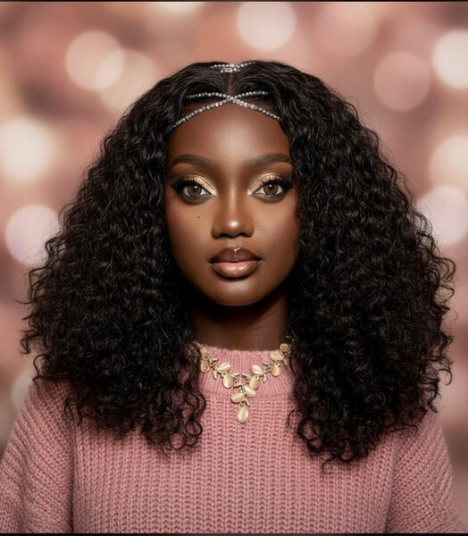 Perruque bouclée vietnamienne