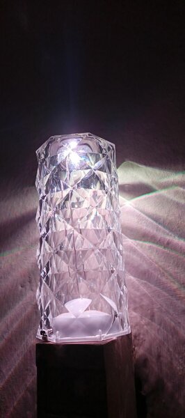 LAMPE DECORATIVE A EFFET CRIST