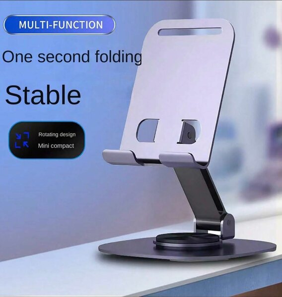 Metal Mobile Holder for Study, Vide| 360° Adjustable