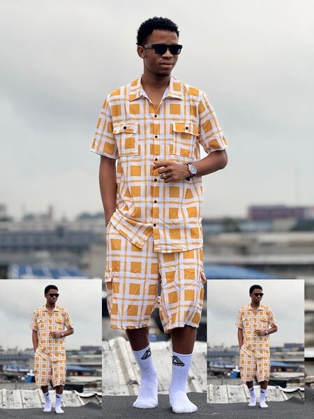 Ensemble Tartan Homme Été