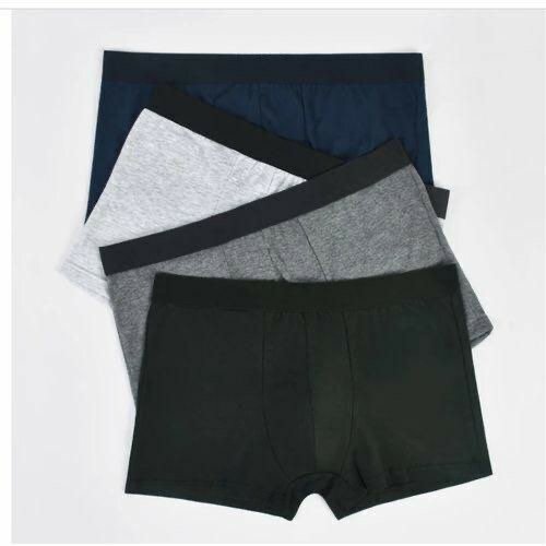 4 Boxers en coton pour hommes