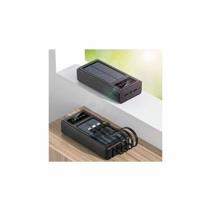 Power Bank Solaire à 4 Lignes 30000mah