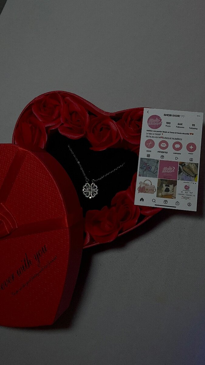 Collier Cœur Élégant