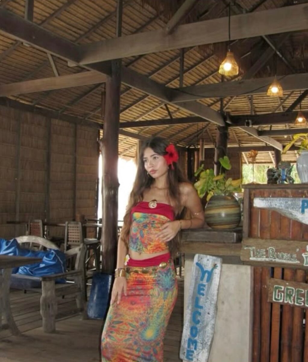 Two piece summer outfit