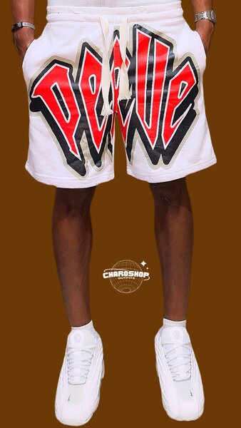 Shorts de sport graffiti homme