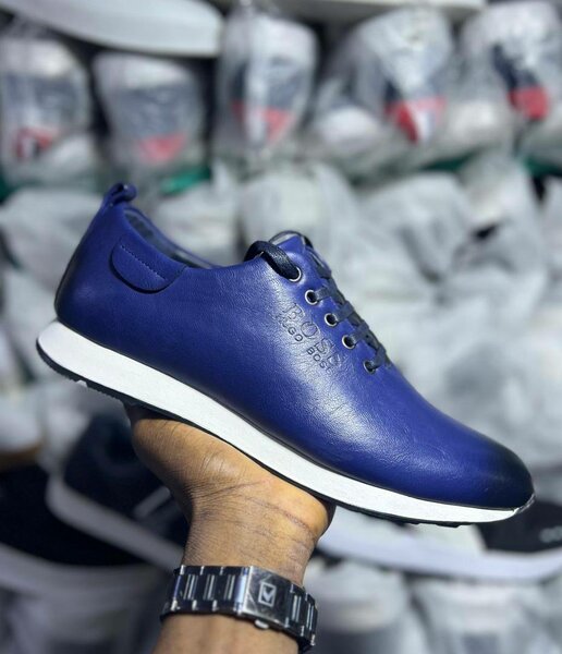 Sneakers en cuir élégants