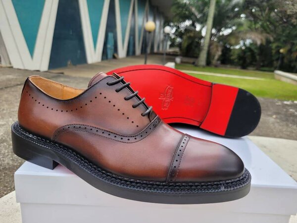 Chaussures Oxford en cuir pour homme