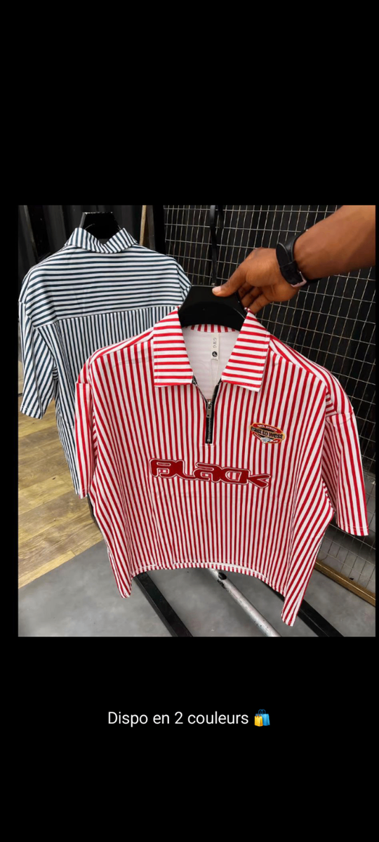 Polo à Rayures Unisexe