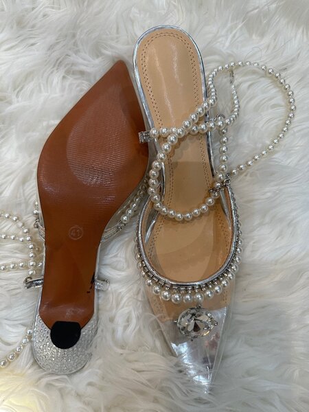 Beautiful transparent heels