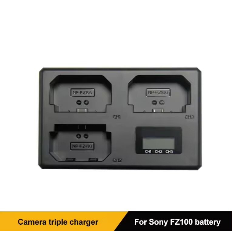 Chargeur triple pour batterie Sony FZ100