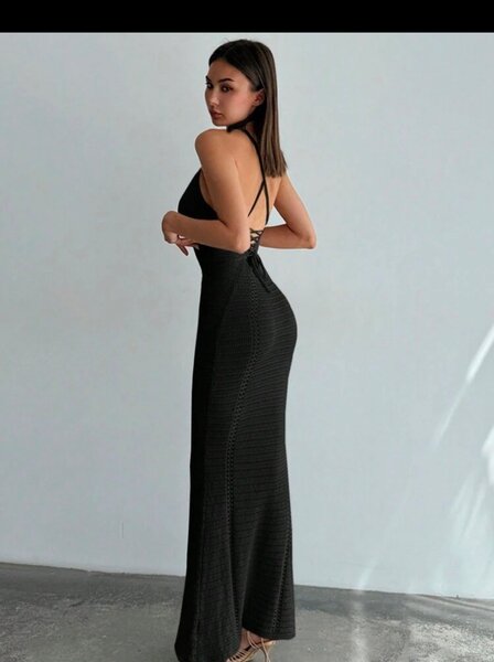 Robe de plage en maille Shein