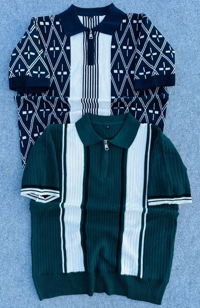 Polos rétro en maille pour hommes