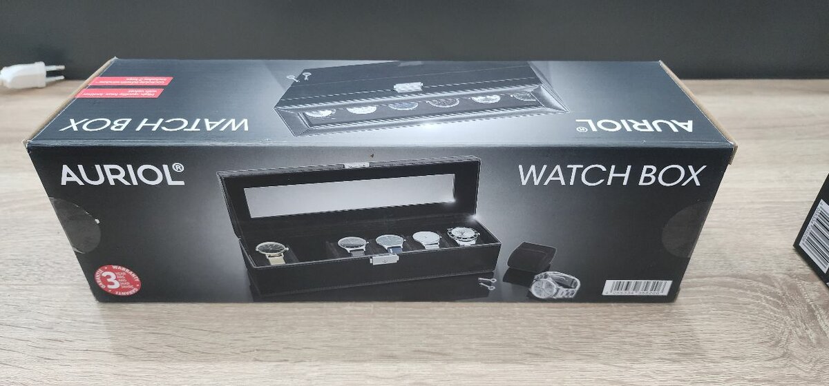 Boîte à montres Auriol 5 emplacements