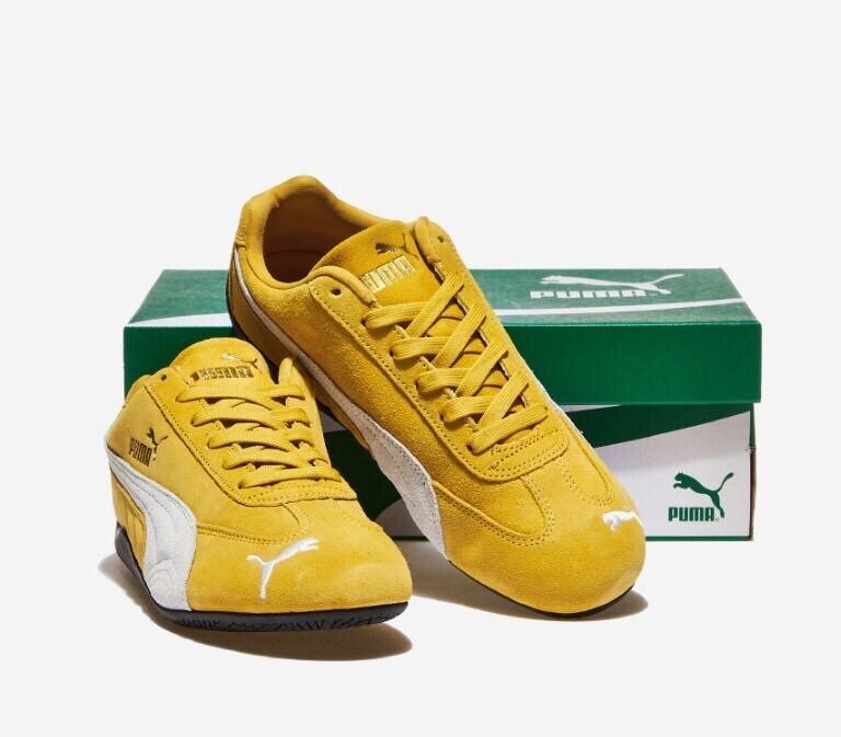 Puma Speedcat OG doré blanc