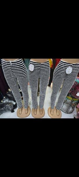 Leggings rayés confortables