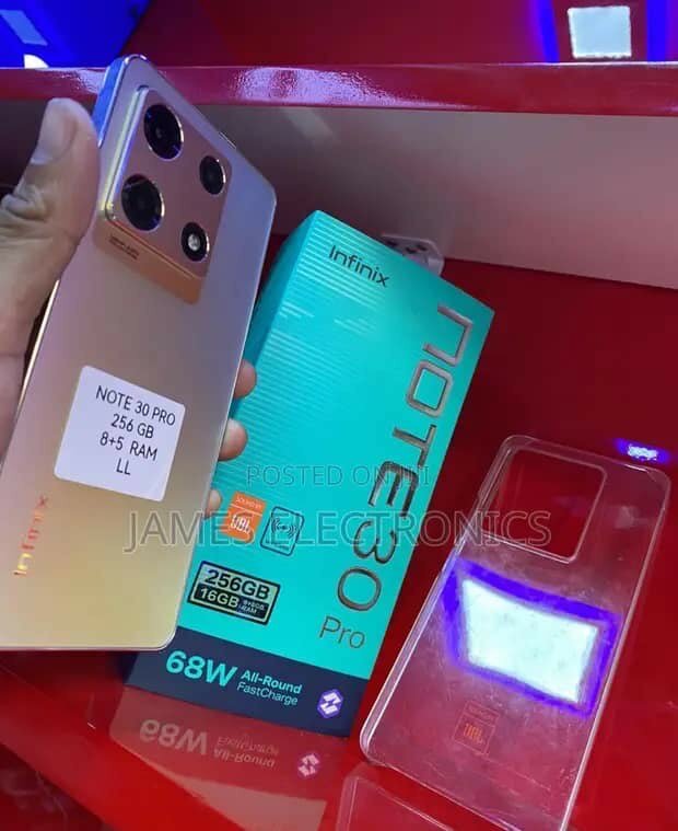 Infinix Note 30 Pro 256 giga 16 giga de ram
