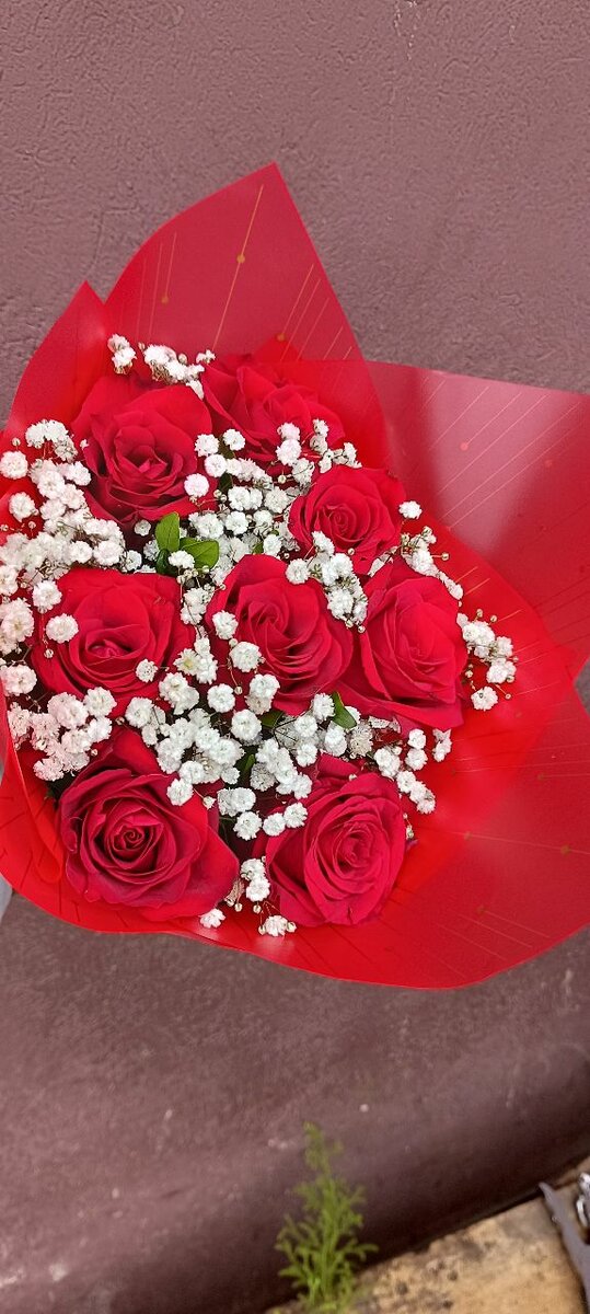 Bouquet de roses rouges