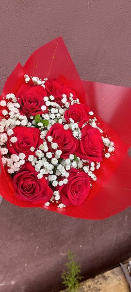 Bouquet de roses rouges