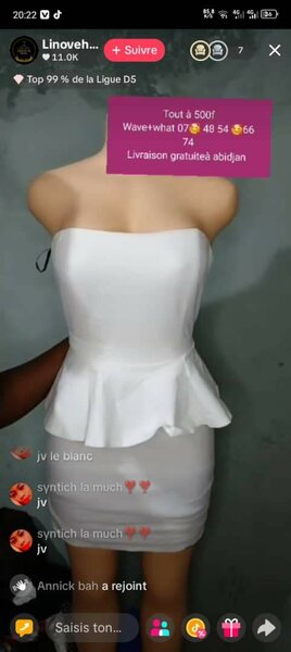 Robe élégante noire