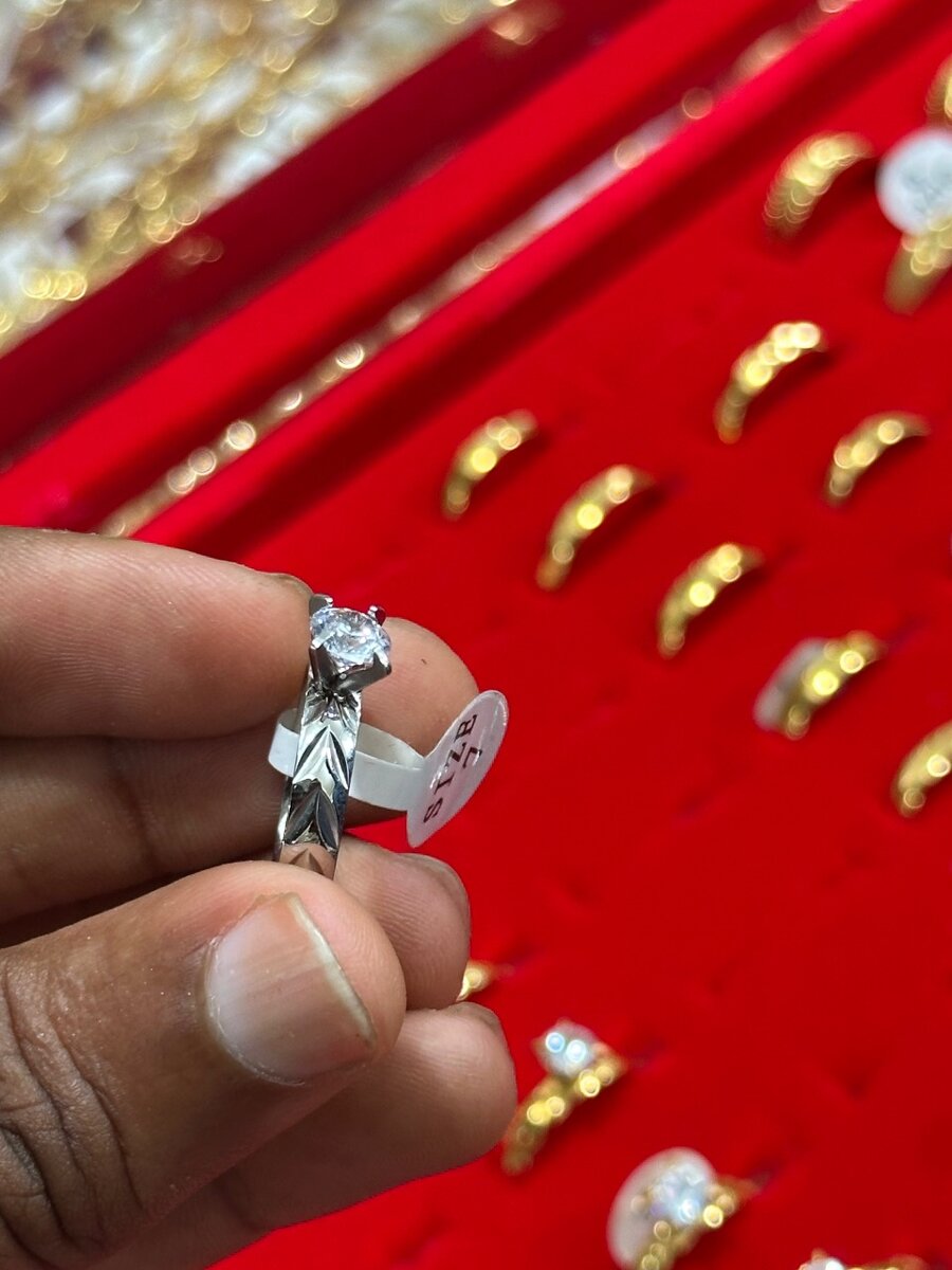 Bague de fiançailles plaqué