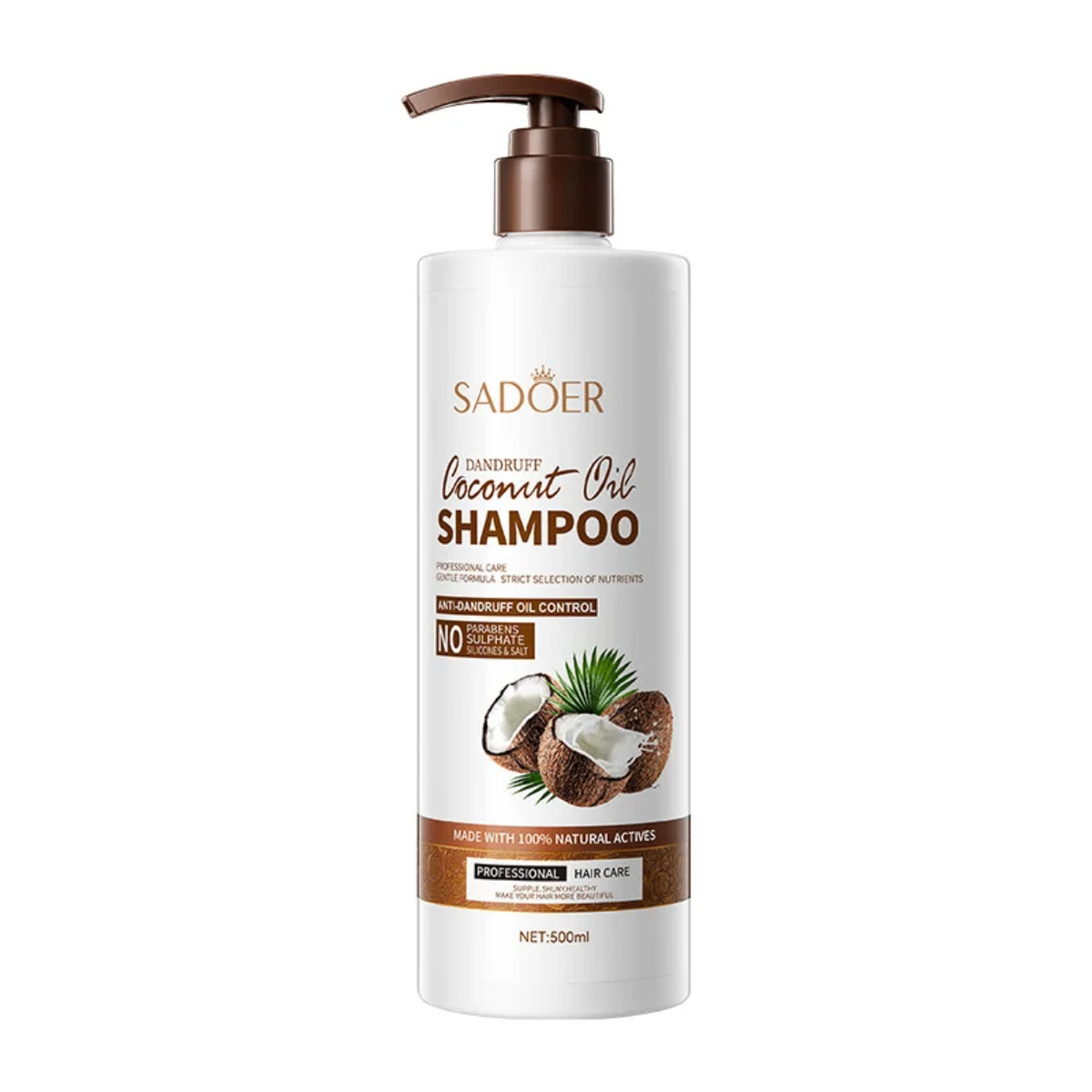 Shampoo à l'huile de coco antidandruff