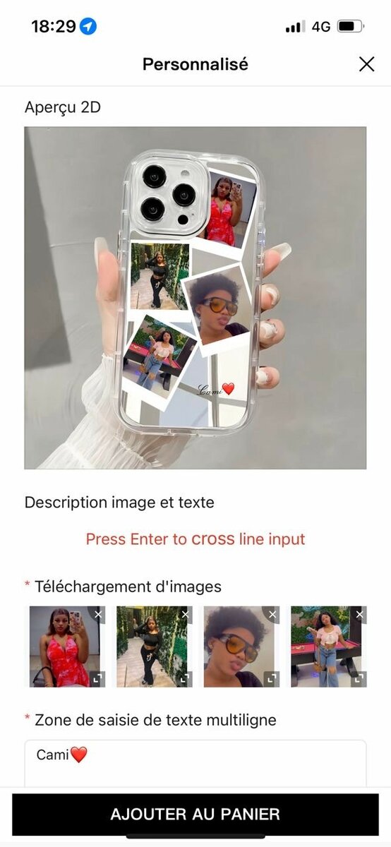 Coque personnalisée photo