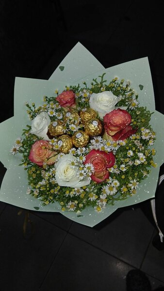 Bouquet romantique chocolat