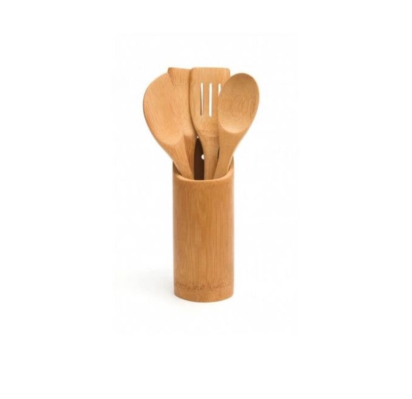 Wooden laddle set