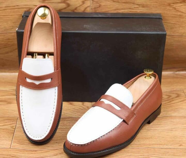Mocassins élégants en cuir