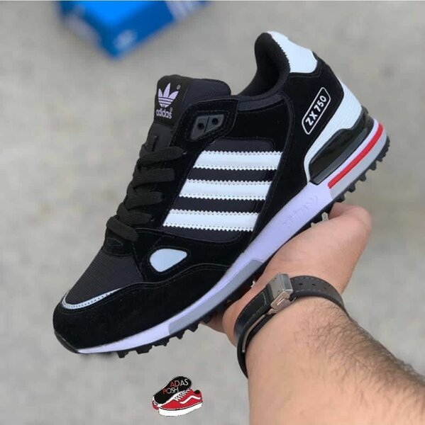 Baskets Noires ZX 750 Homme