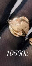 Стильное кольцо золотое