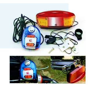 High Quality Imported Quality Bike Bicycle Cycle Turning Indicator Light Lamp Ishara Brake Signal LED Rear Tail Light Horn