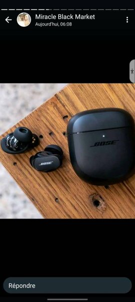 Écouteurs sans fil Bose Noir