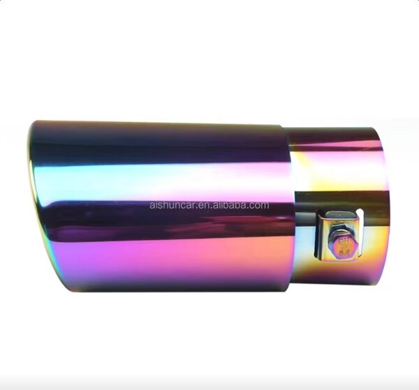 Embout d'échappement multicolore