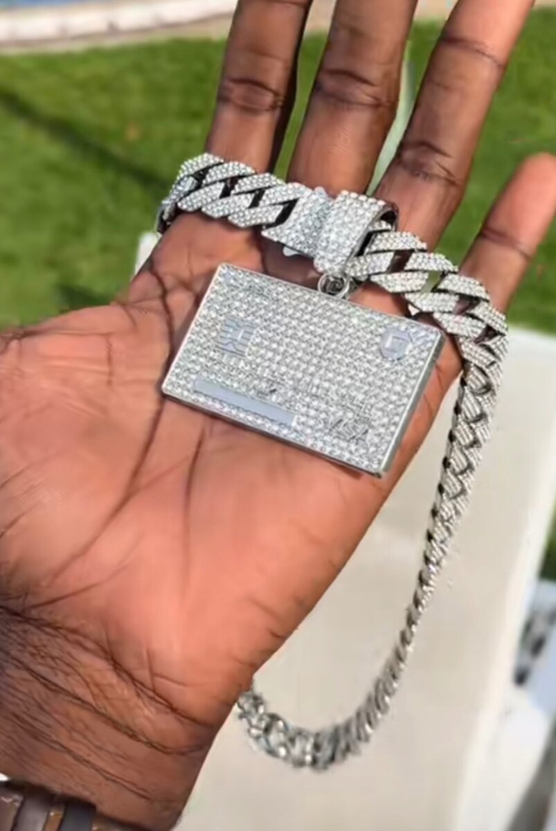 Chaîne boss couronne bling