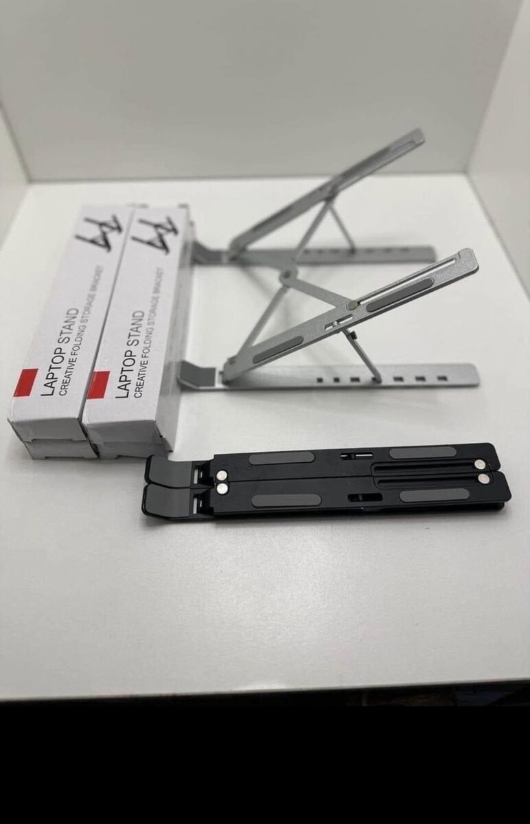 Aluminum laptop stand