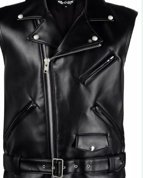 Unisex Sleeveless Biker Leather Jackets