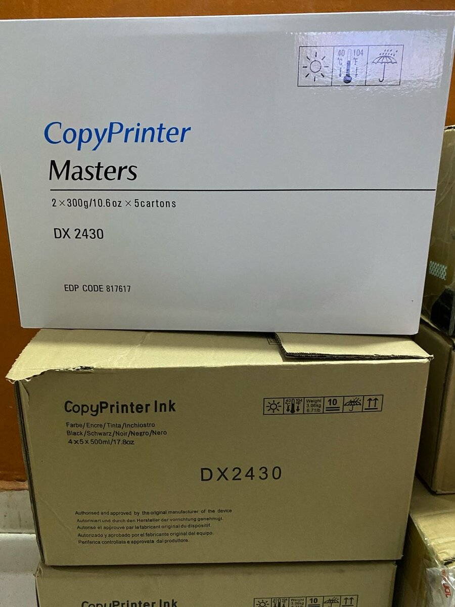 Encre ricoh DX2430 et master