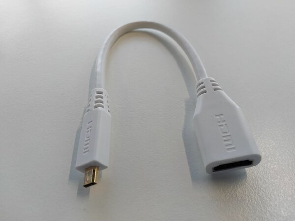 Adaptateur Micro HDMI au HDMI Femelle  Raspberry Pi 4  Pi