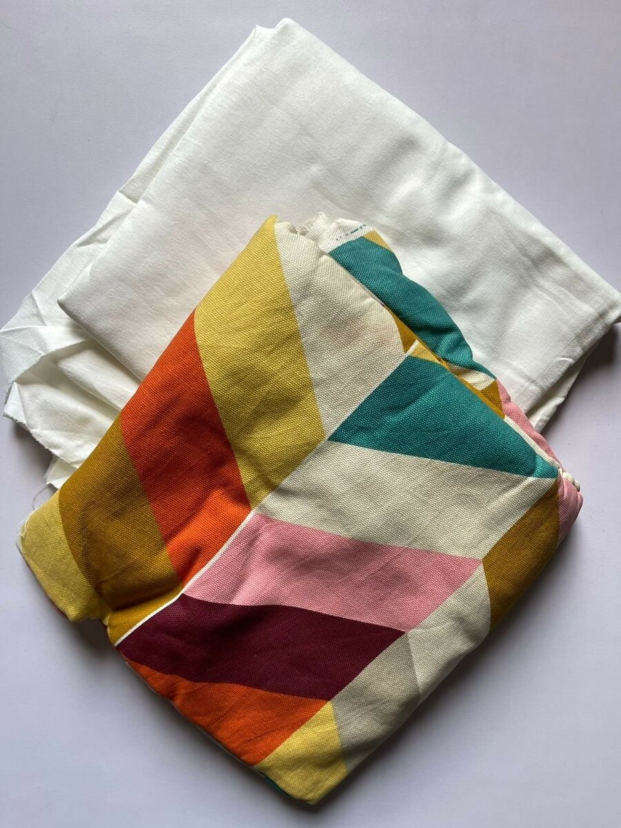 Plain and pattern fabric