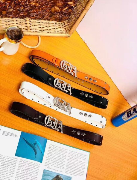 Ceinture en cuir avec boucle élégante