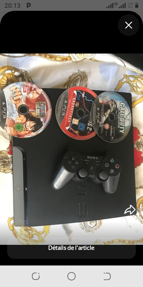 Console PS3 avec Jeux et Manette