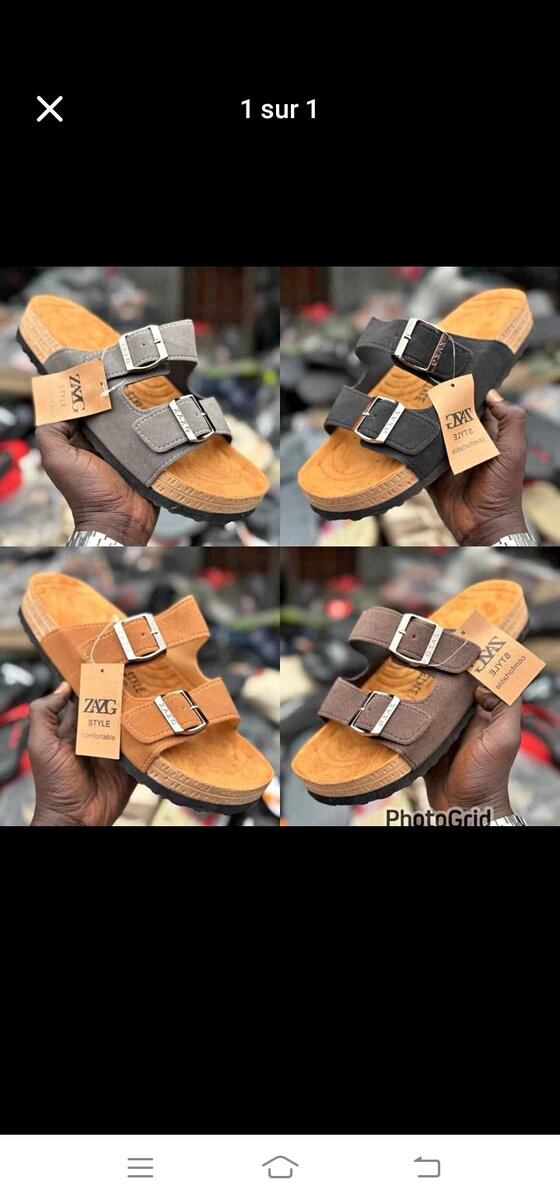 Sandales hommes confortables