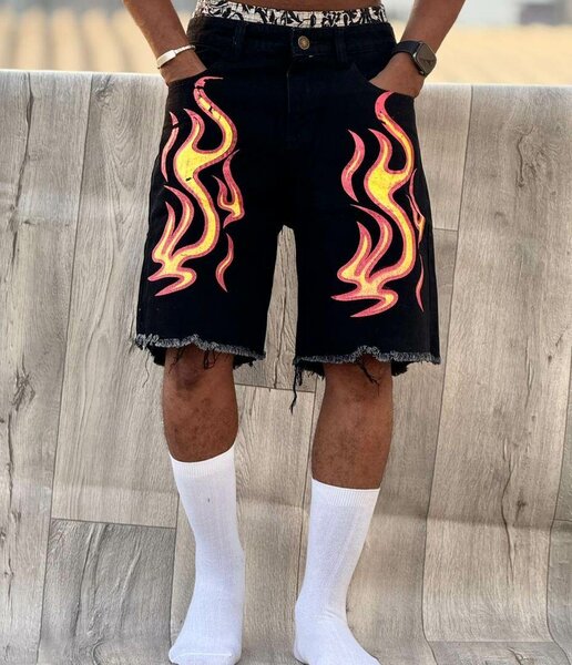 Shorts en jean décontractés homme