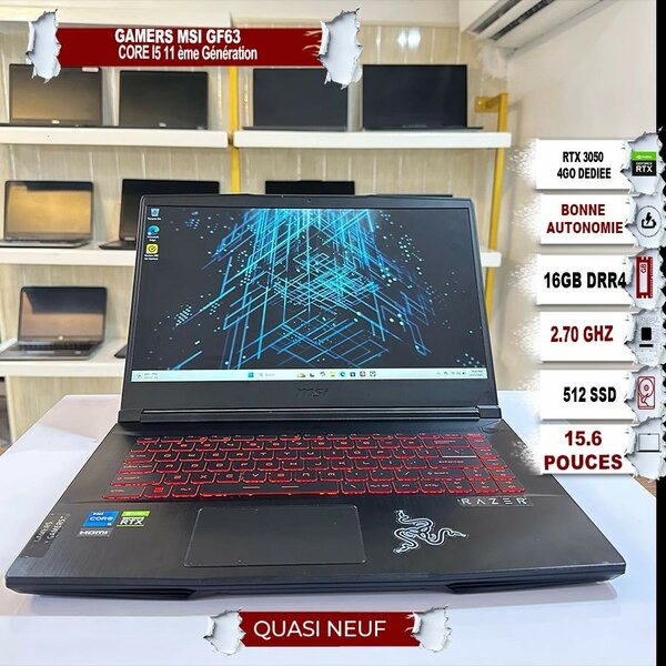 Gamers MSI GF63