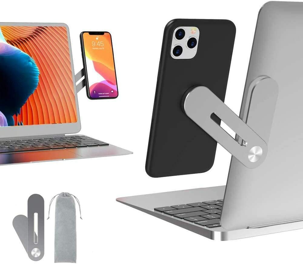 Laptop-to-phone stand