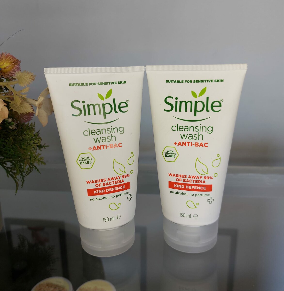 Simple cleanser wash anti-bac